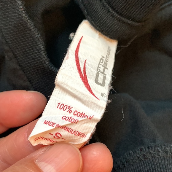 3/$20, Condor Black T-shirt, red Samurai print, size S - Picture 4 of 4